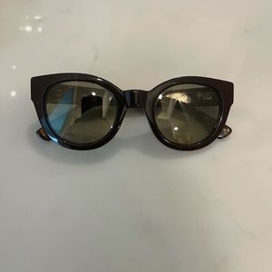 Jimmy Choo Brown Tortoiseshell Cat Eye Sunglasses